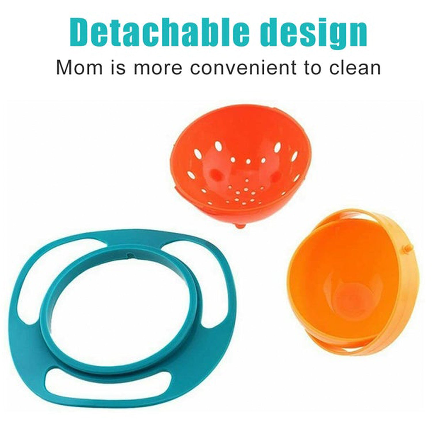 Functional rotating bowl for children, making food serving and mealtime enjoyable. Functional rotating bowl for children, making food serving and mealtime enjoyable.